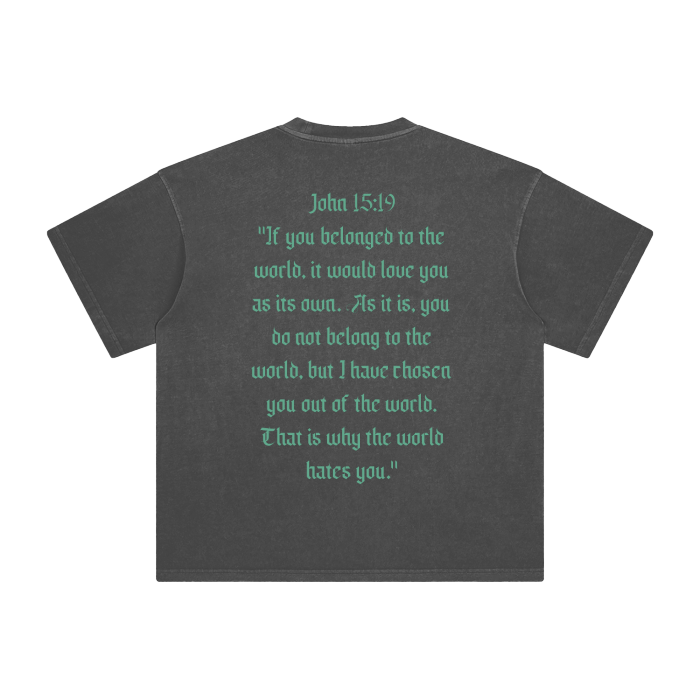 John 15:19 Y2K Vintage Washed T-Shirt