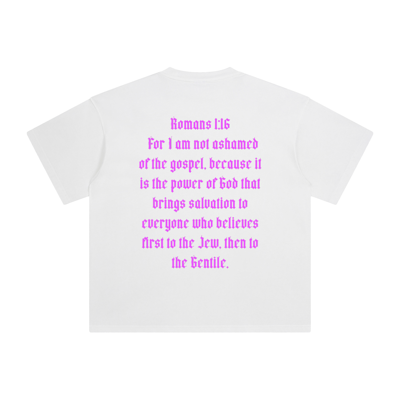 Romans 1:16 Y2K Graphic Vintage Washed T-Shirt