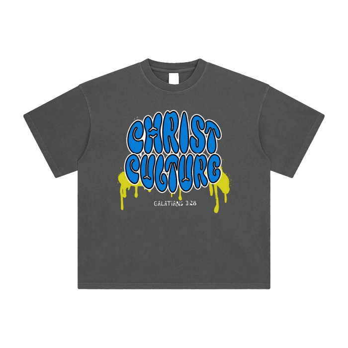 Galatians 3:28 Y2K Graphic Vintage Washed T-Shirt