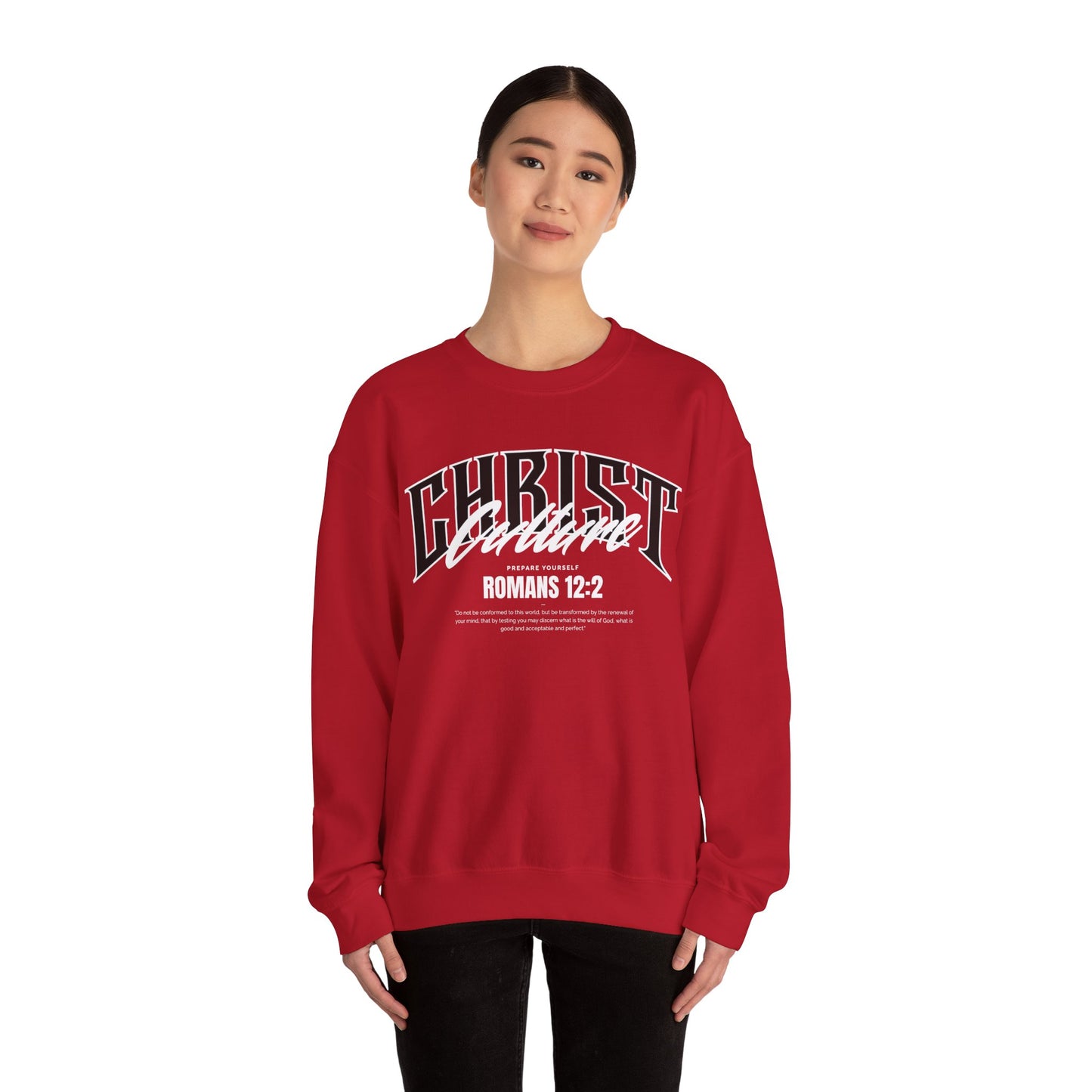 Christ Culture - Romans 12:2 Crewneck Sweatshirt