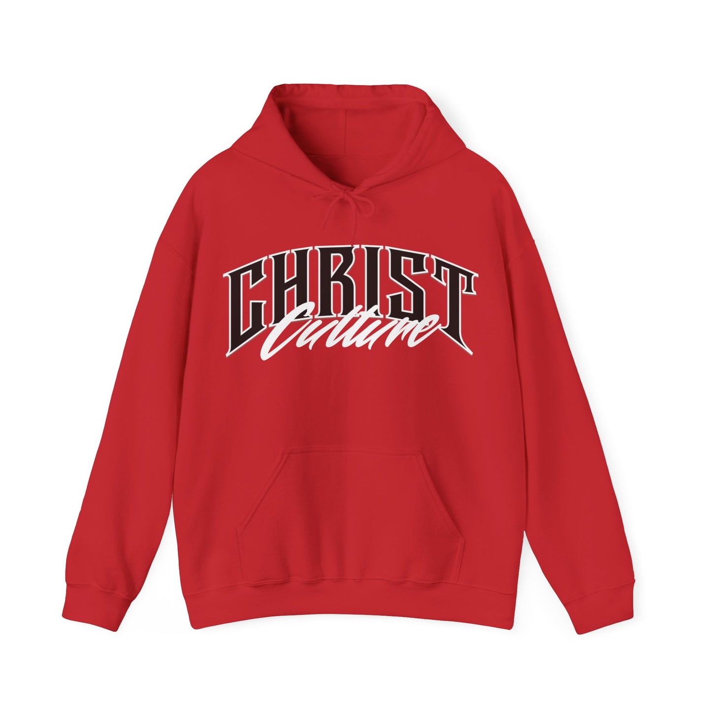 Christ Culture Heavy Blend Hoodie - White Print