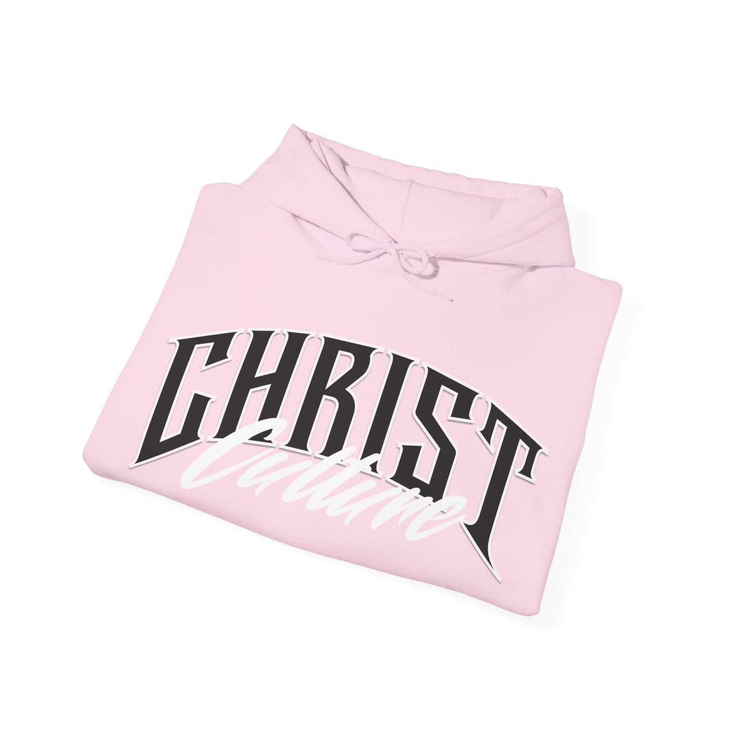 Christ Culture Heavy Blend Hoodie - White Print