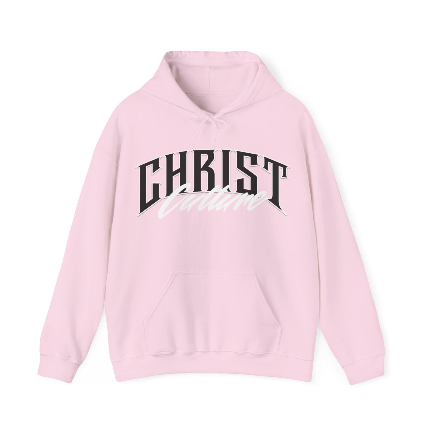 Christ Culture Heavy Blend Hoodie - White Print