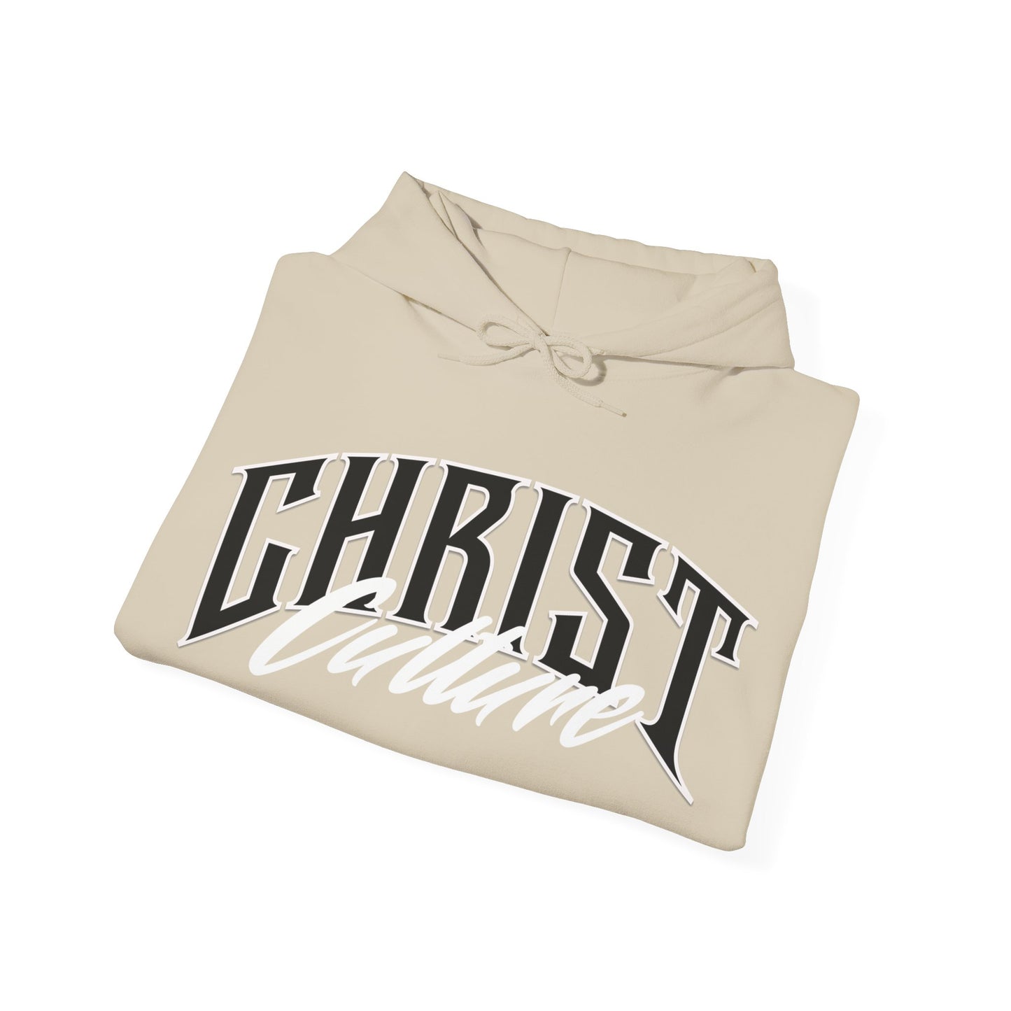 Christ Culture Heavy Blend Hoodie - White Print
