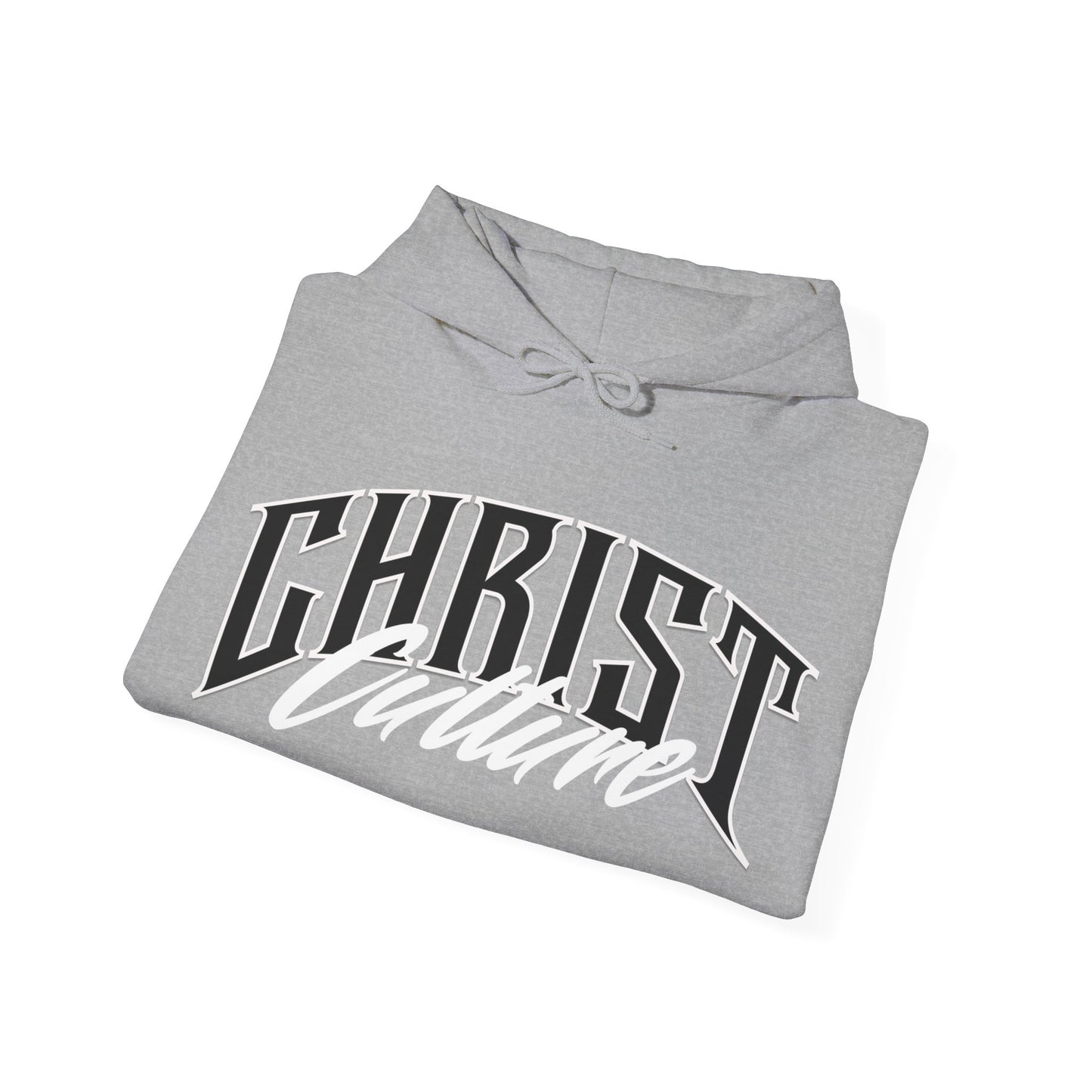 Christ Culture Heavy Blend Hoodie - White Print