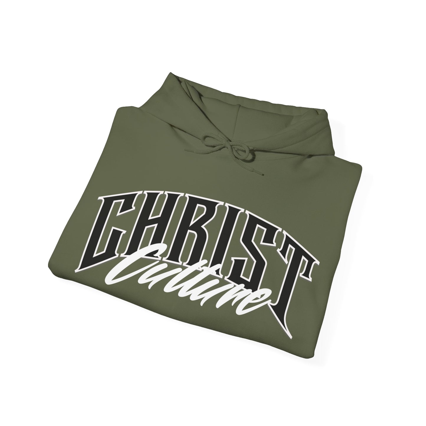 Christ Culture Heavy Blend Hoodie - White Print