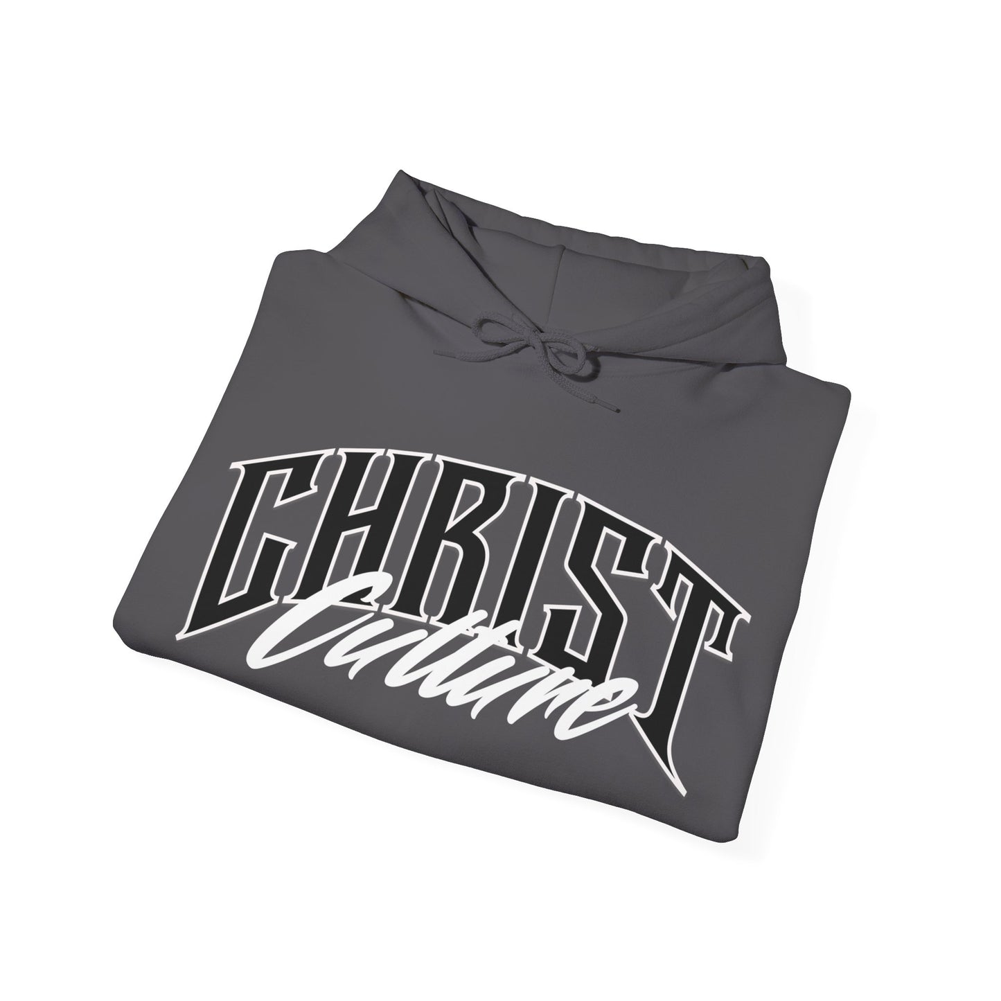 Christ Culture Heavy Blend Hoodie - White Print