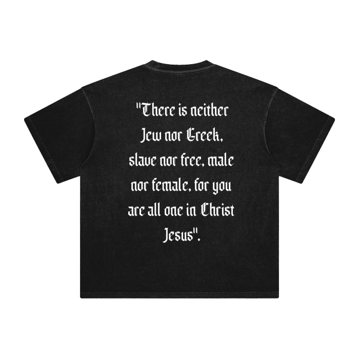 Galatians 3:28 Y2K Graphic Vintage Washed T-Shirt