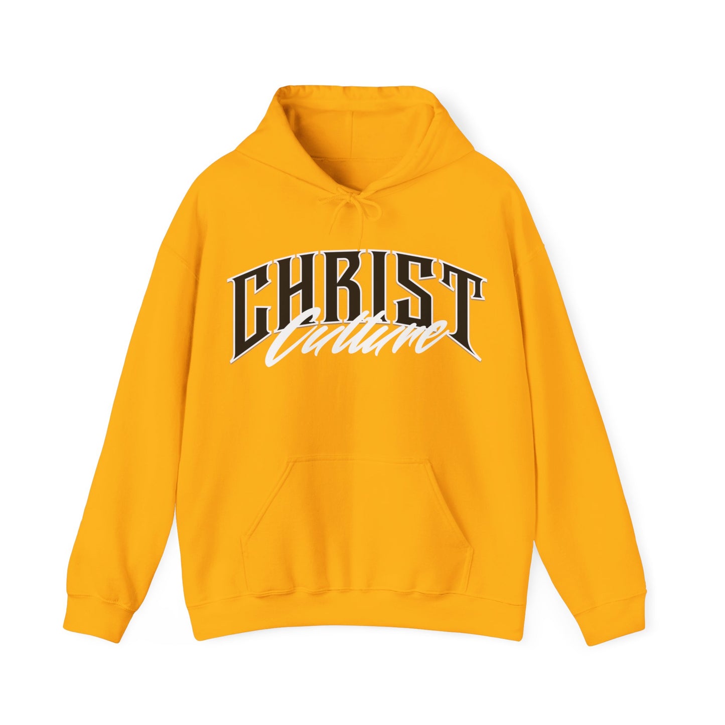 Christ Culture Heavy Blend Hoodie - White Print