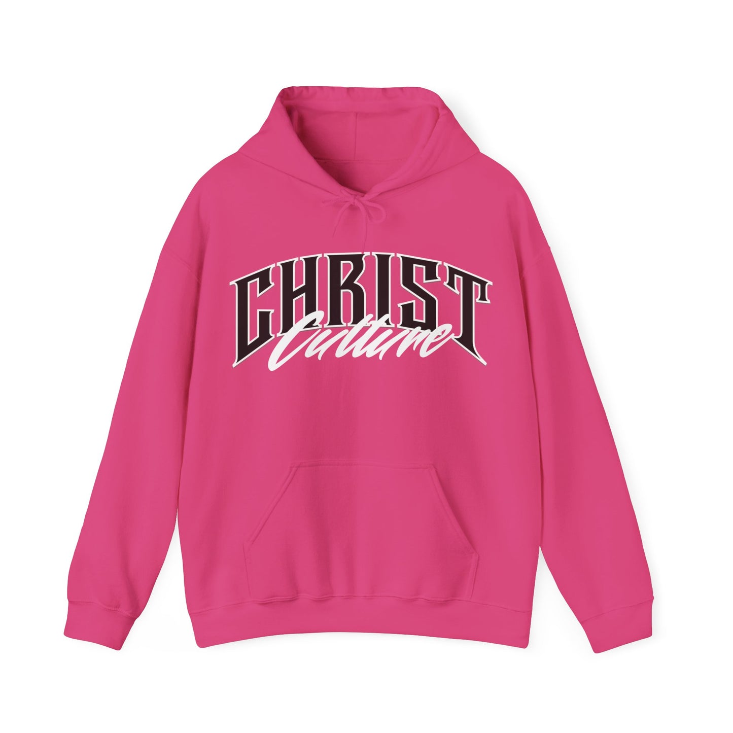 Christ Culture Heavy Blend Hoodie - White Print