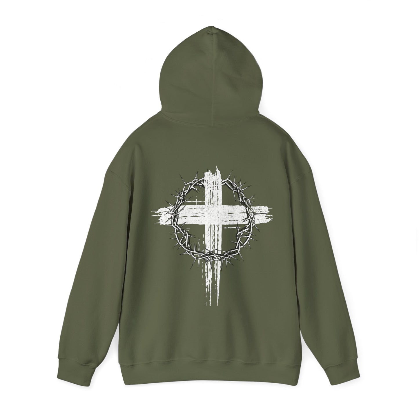 Christ Culture Heavy Blend Hoodie - White Print