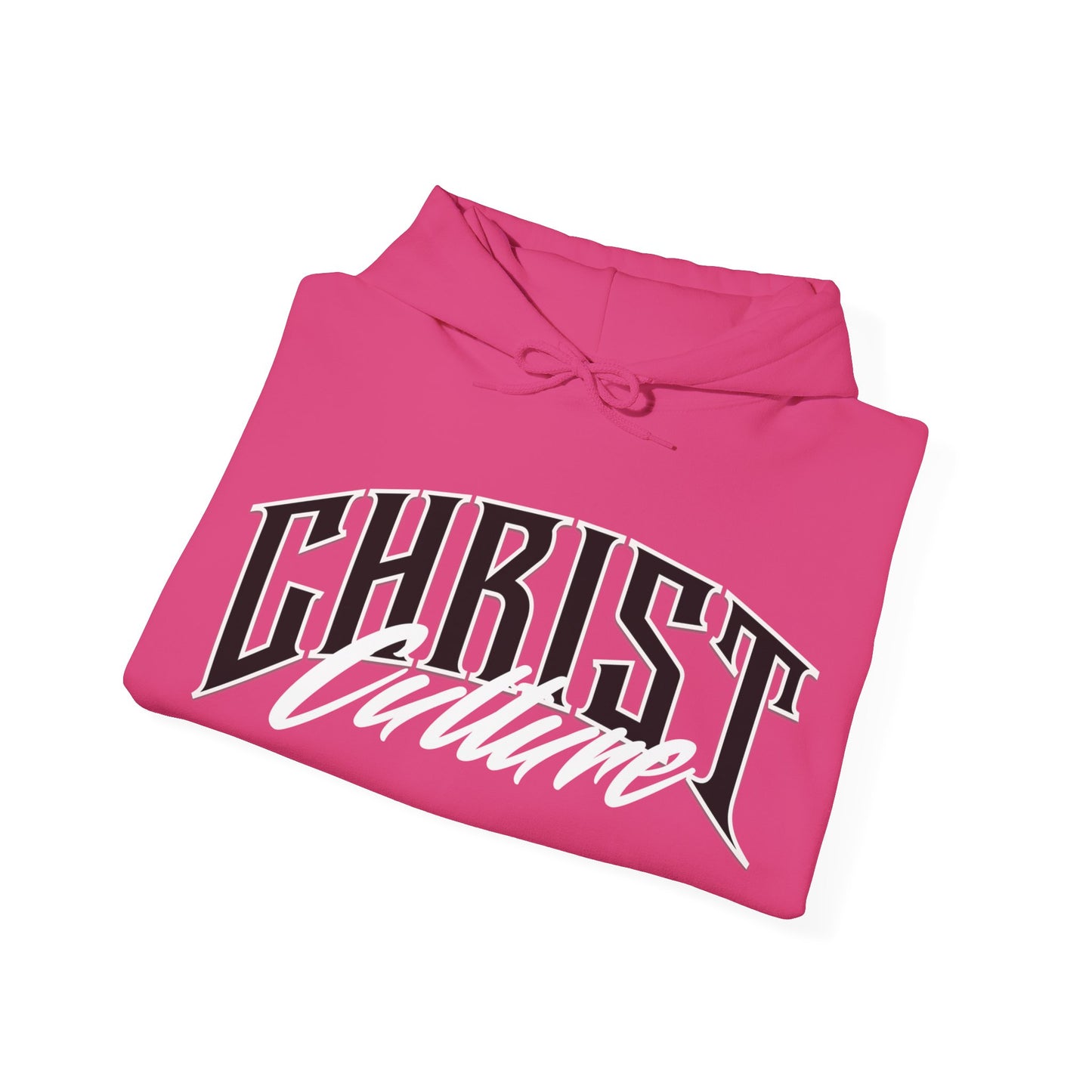 Christ Culture Heavy Blend Hoodie - White Print