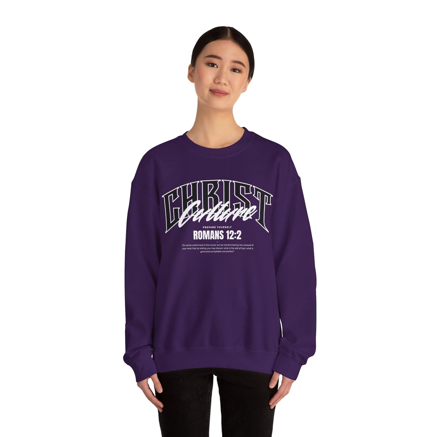 Christ Culture - Romans 12:2 Crewneck Sweatshirt