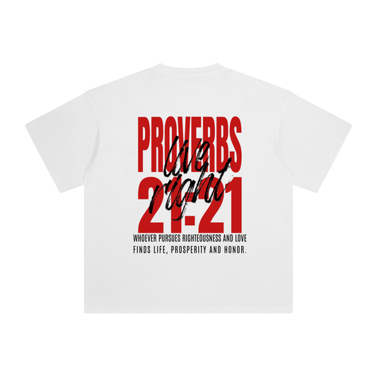 Proverbs 21:21 Vintage Washed T-Shirt