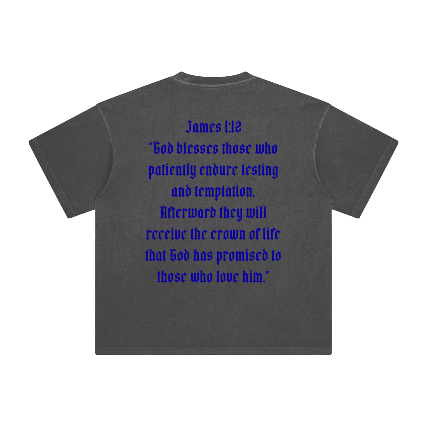 James 1:12 Enzyme Washed T-Shirt