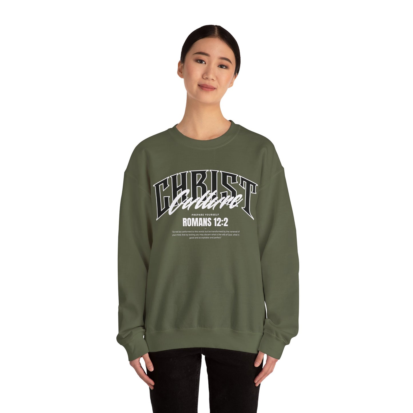 Christ Culture - Romans 12:2 Crewneck Sweatshirt