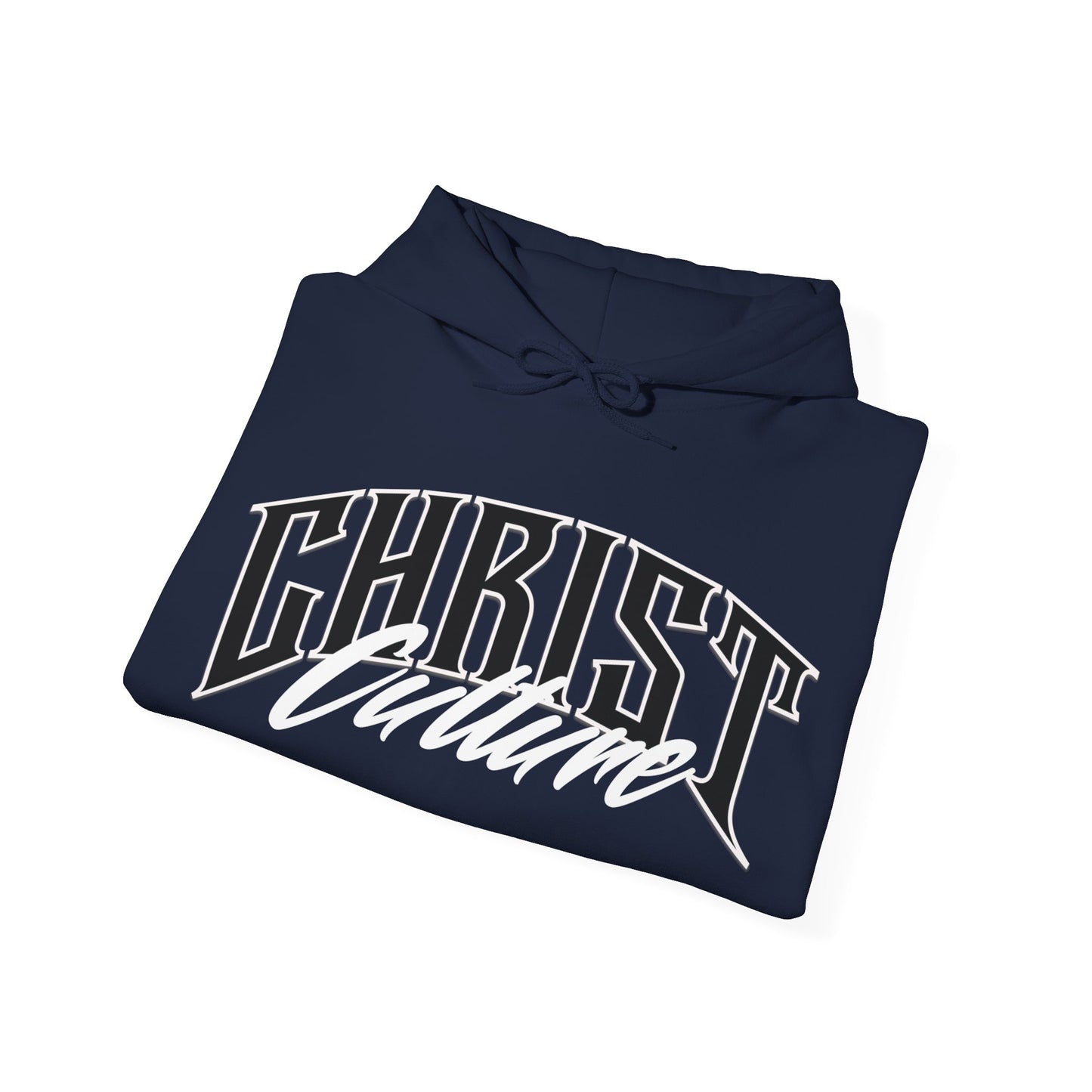 Christ Culture Heavy Blend Hoodie - White Print
