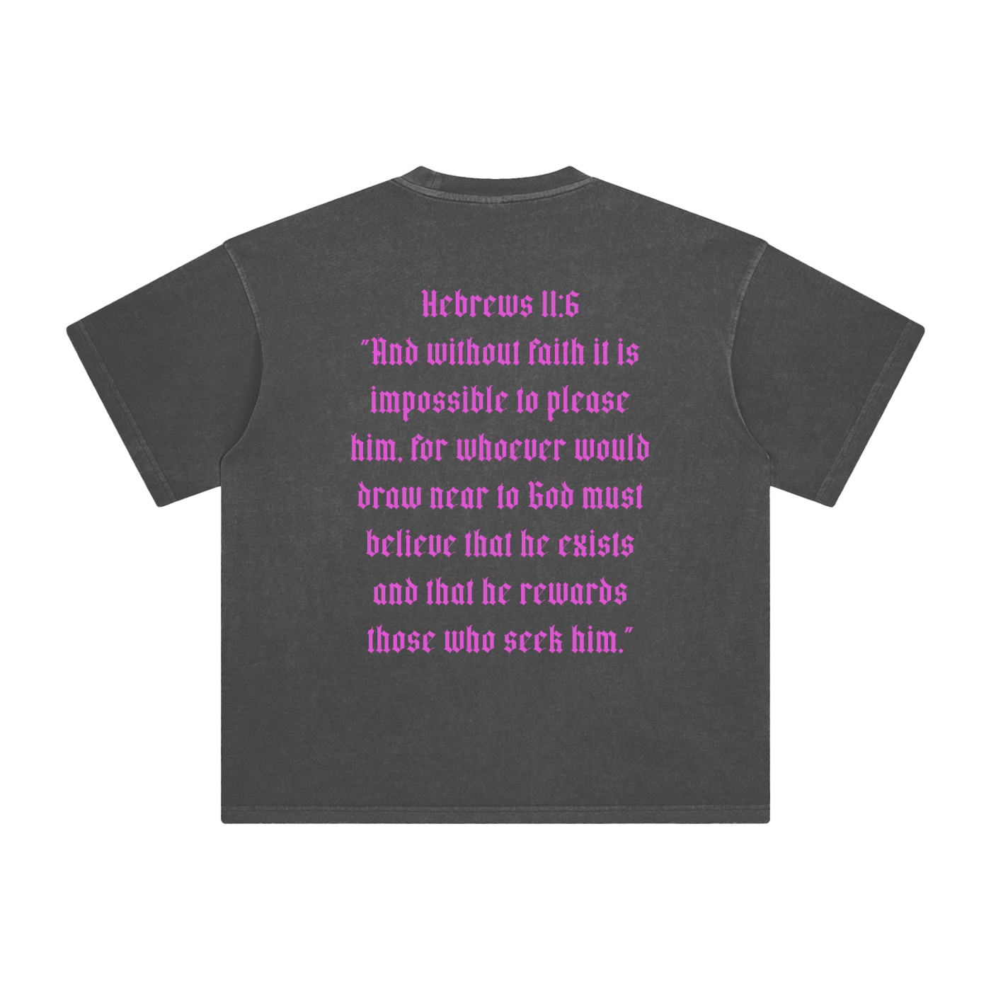Hebrews 11:6 Everlasting Vintage Washed T-Shirt