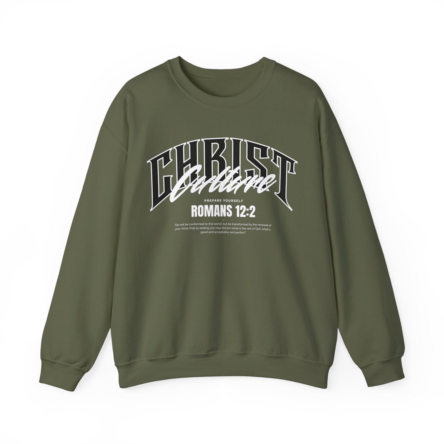 Christ Culture - Romans 12:2 Crewneck Sweatshirt