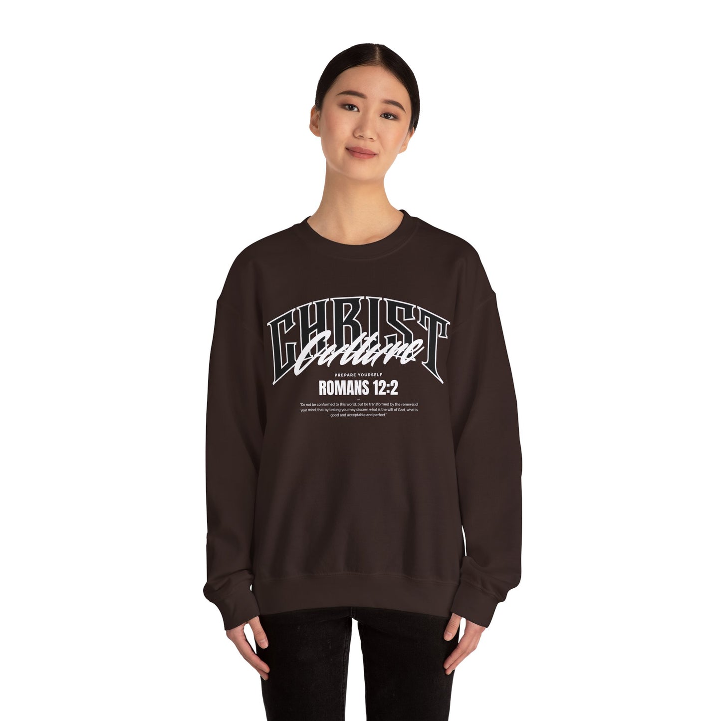 Christ Culture - Romans 12:2 Crewneck Sweatshirt