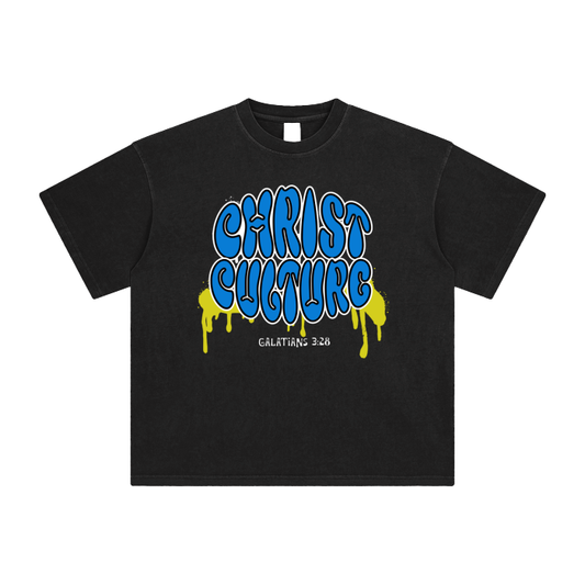 Galatians 3:28 Y2K Graphic Vintage Washed T-Shirt