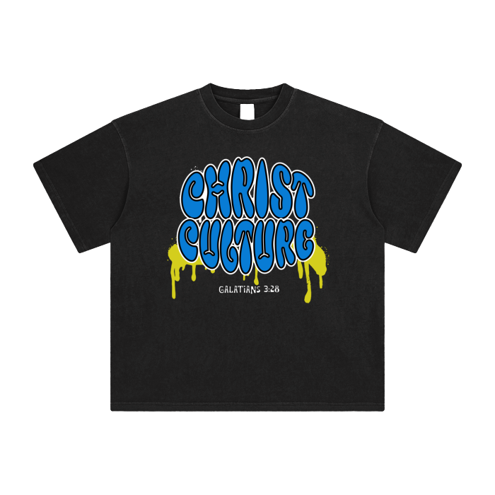 Galatians 3:28 Y2K Graphic Vintage Washed T-Shirt