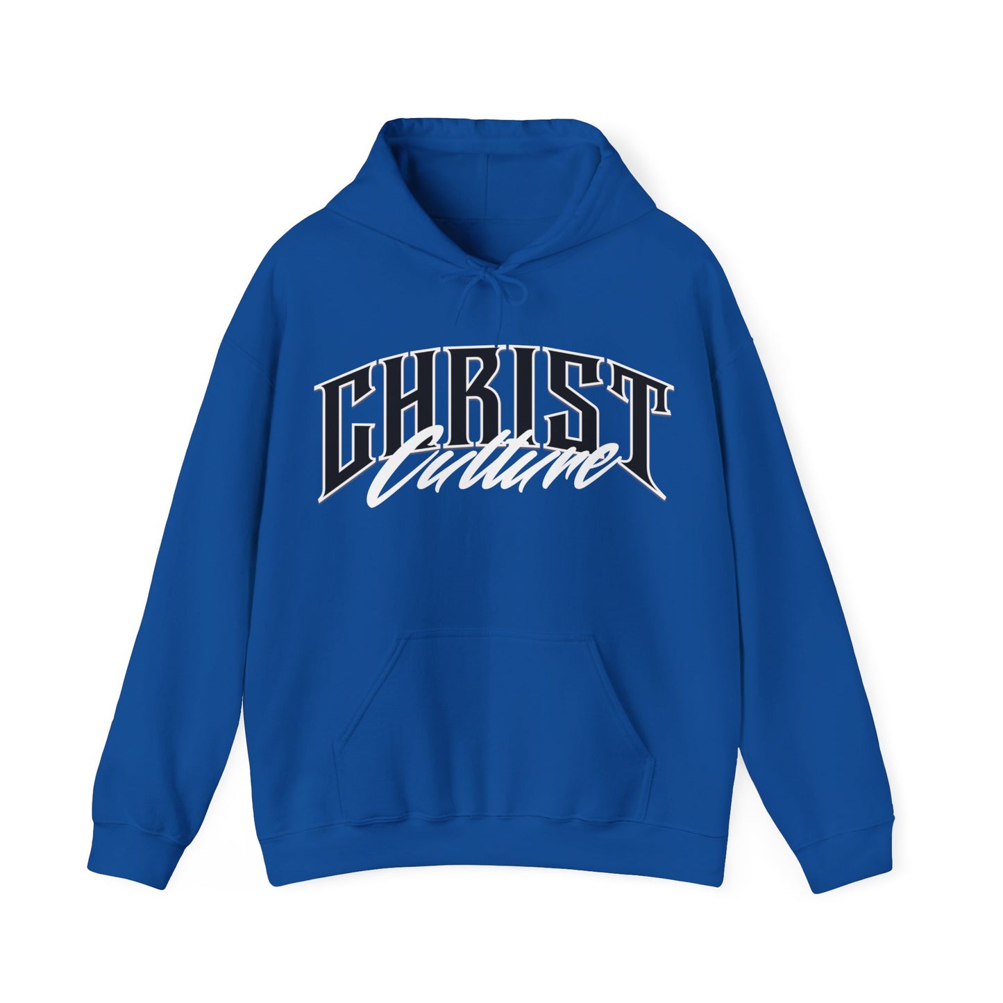 Christ Culture Heavy Blend Hoodie - White Print