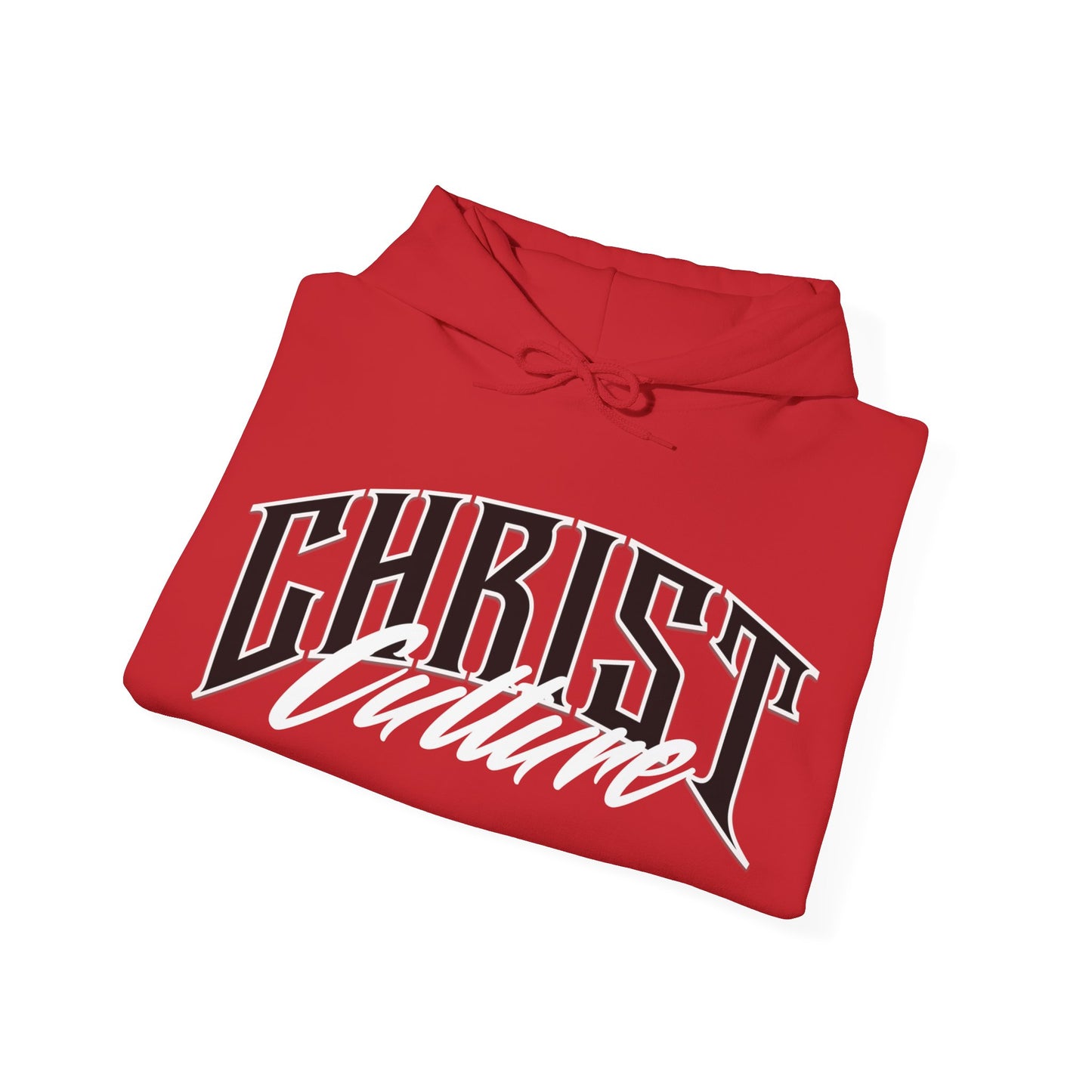 Christ Culture Heavy Blend Hoodie - White Print