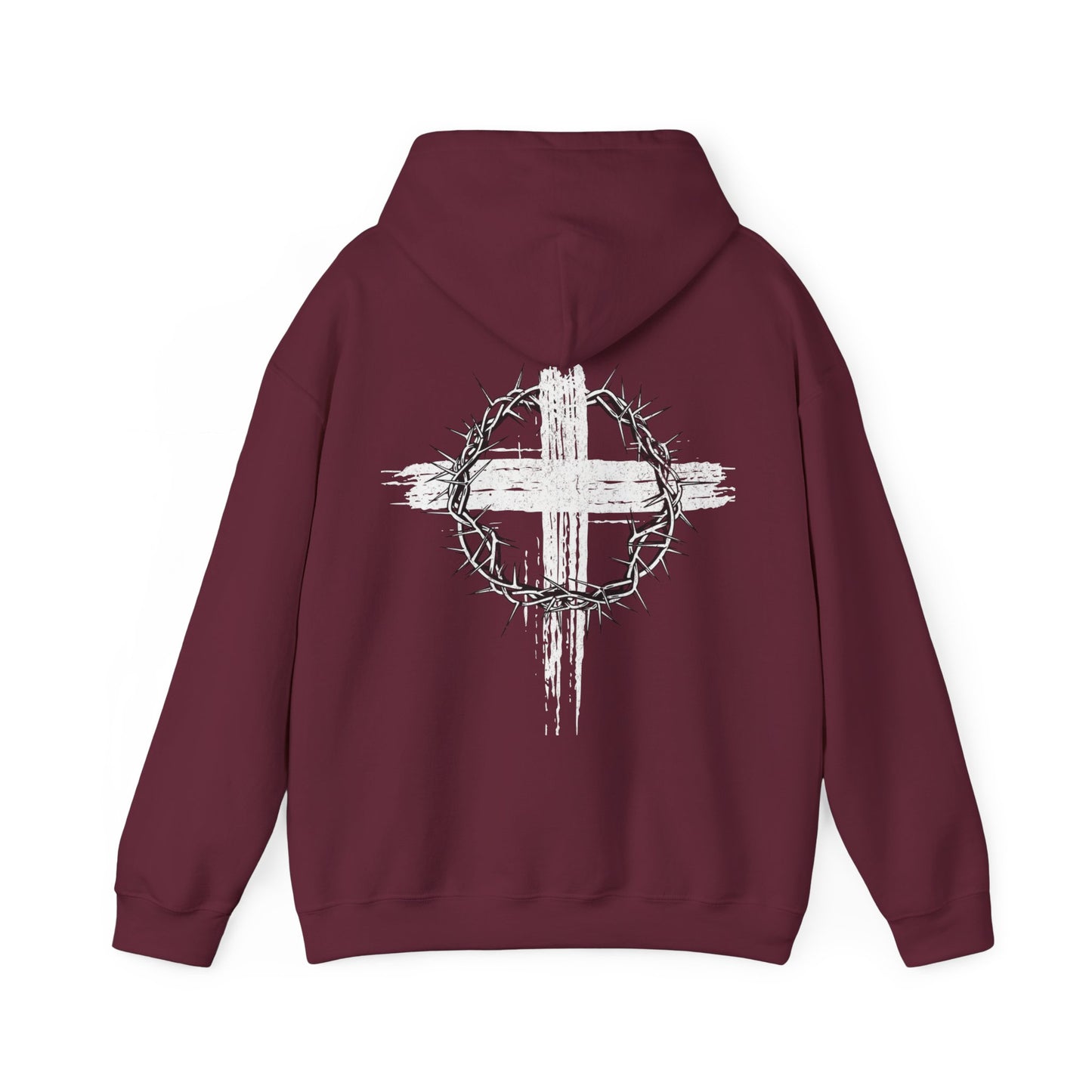 Christ Culture Heavy Blend Hoodie - White Print