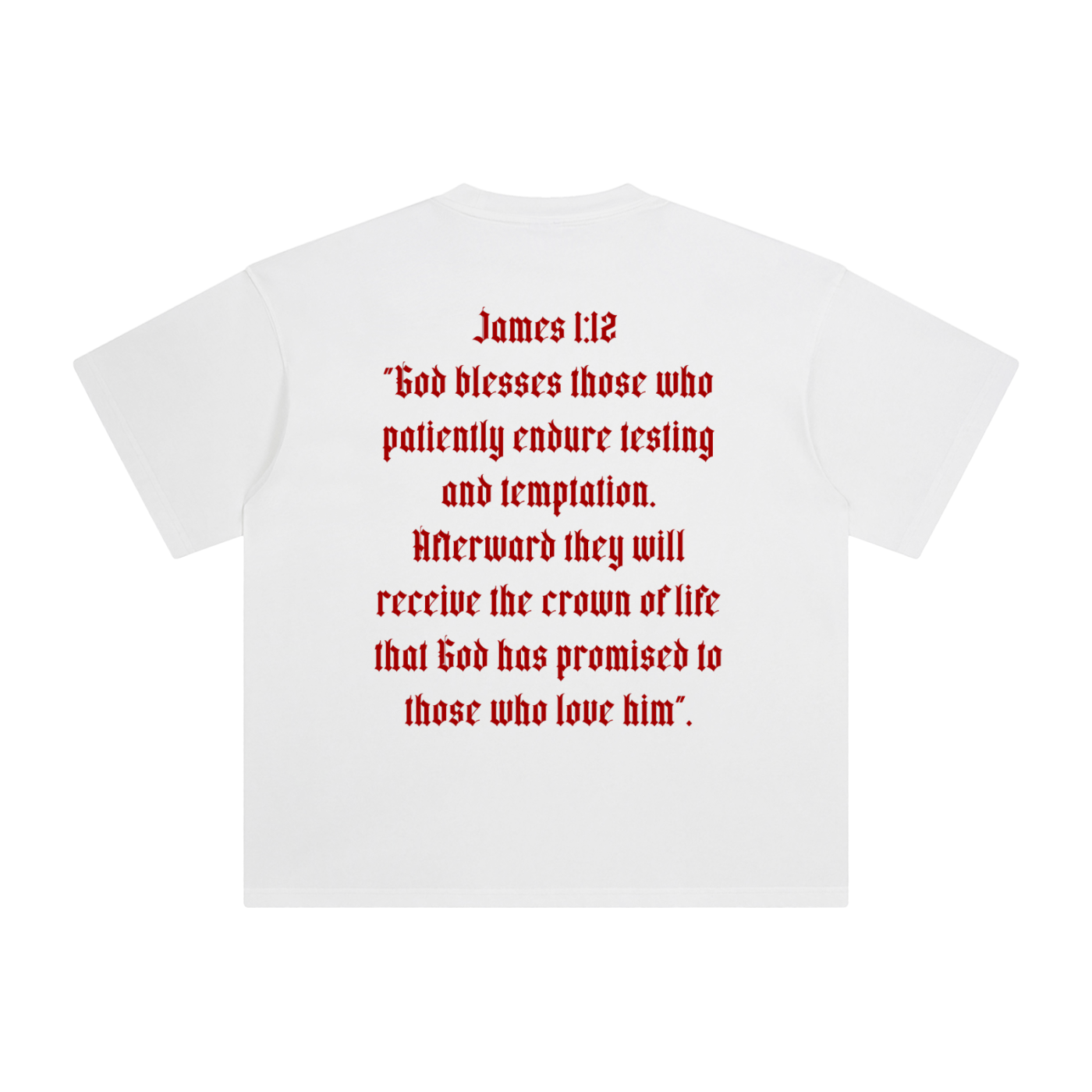 James 1:12 Enzyme Washed T-Shirt