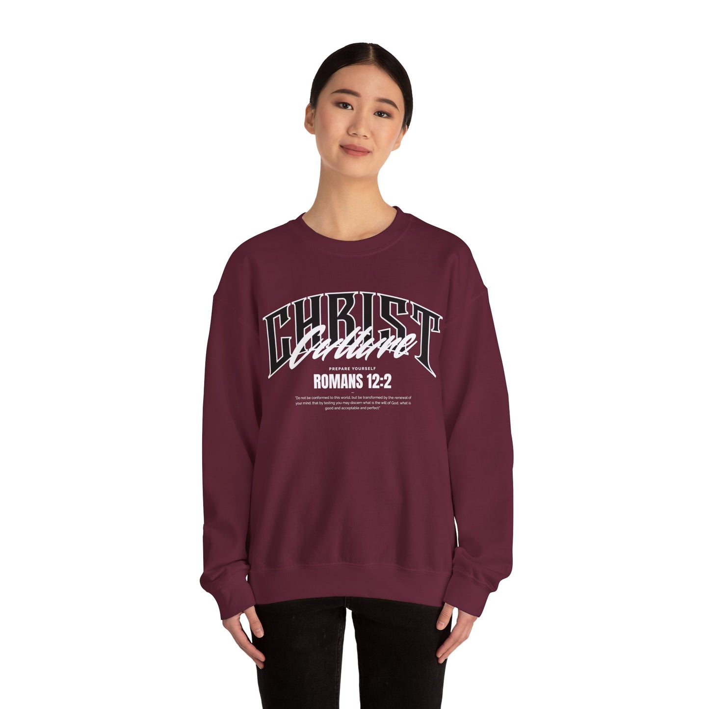 Christ Culture - Romans 12:2 Crewneck Sweatshirt