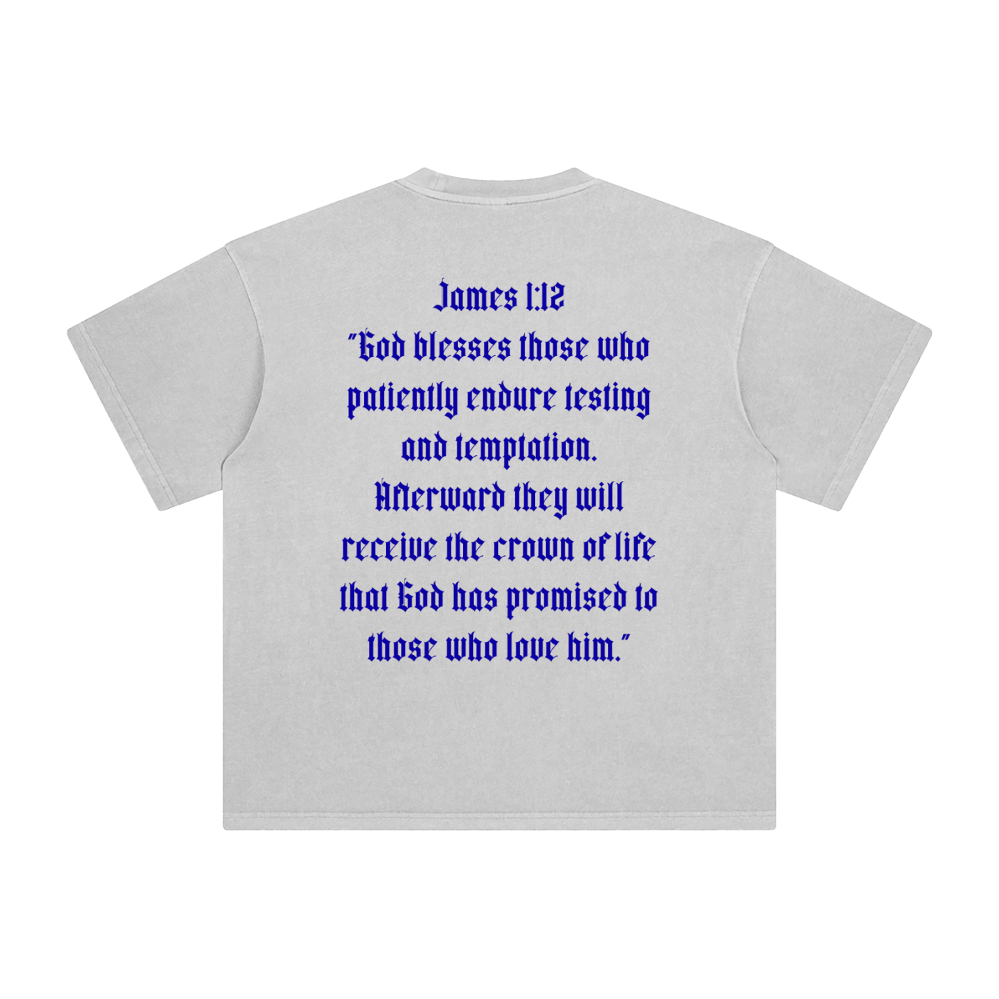 James 1:12 Enzyme Washed T-Shirt