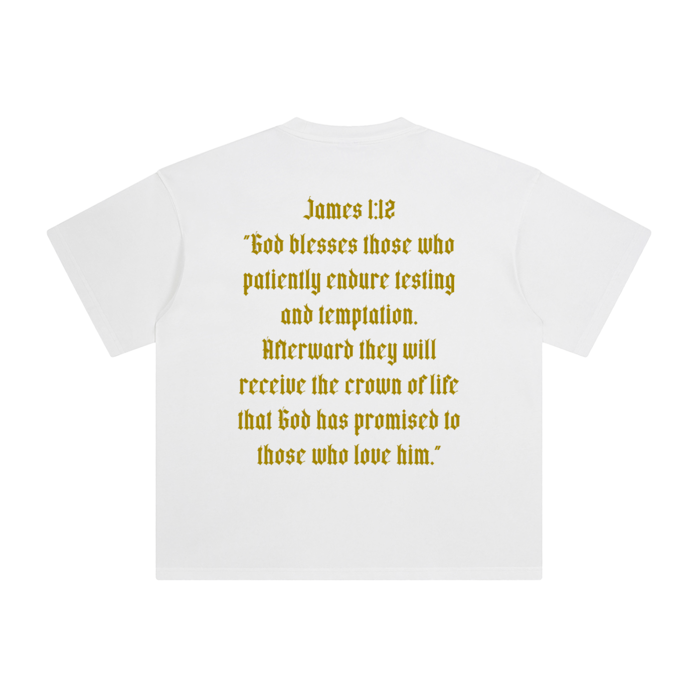 James 1:12 Enzyme Washed T-Shirt