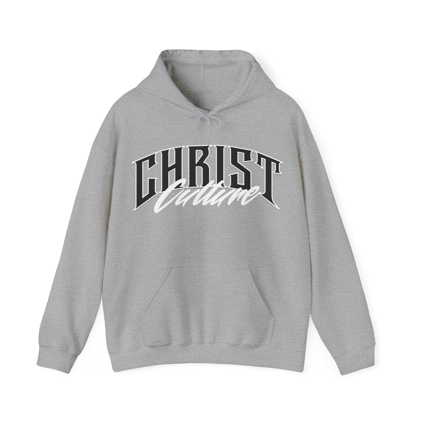 Christ Culture Heavy Blend Hoodie - White Print