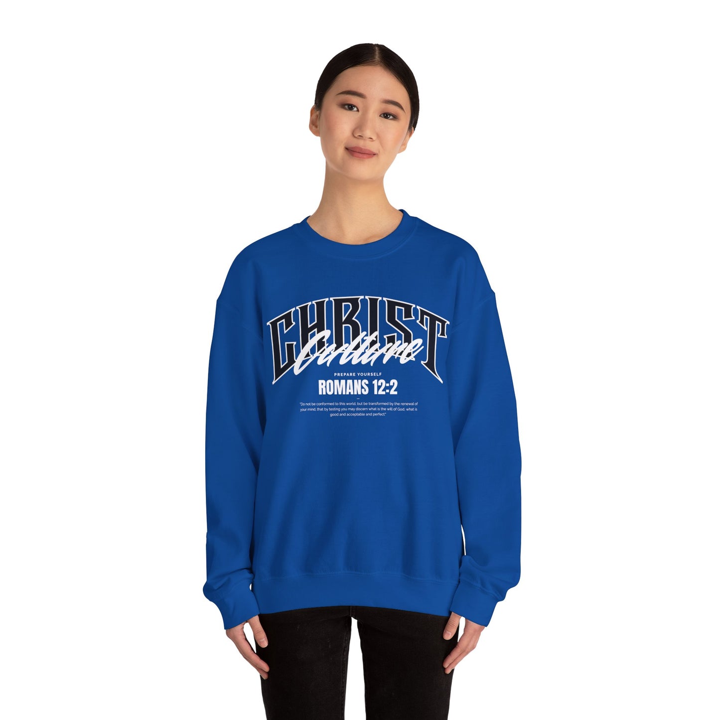 Christ Culture - Romans 12:2 Crewneck Sweatshirt