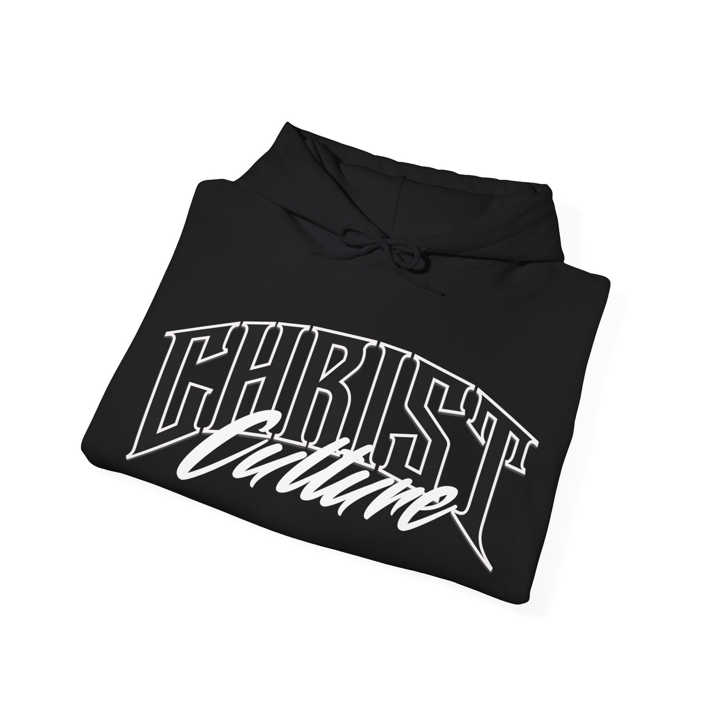 Christ Culture Heavy Blend Hoodie - White Print
