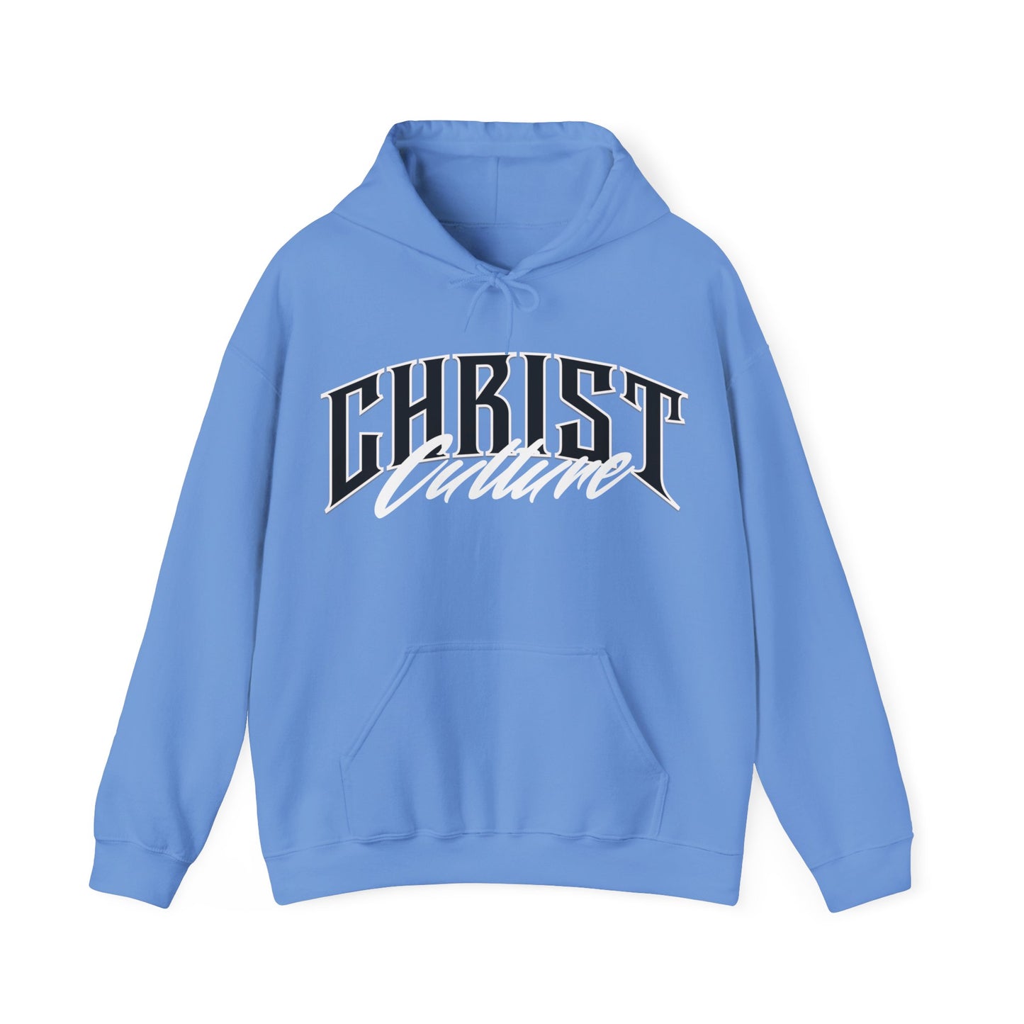 Christ Culture Heavy Blend Hoodie - White Print