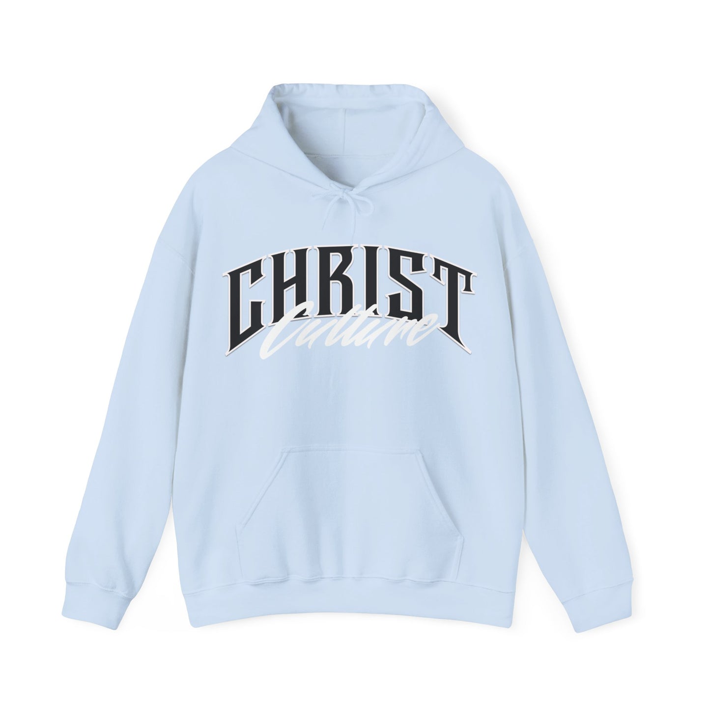 Christ Culture Heavy Blend Hoodie - White Print