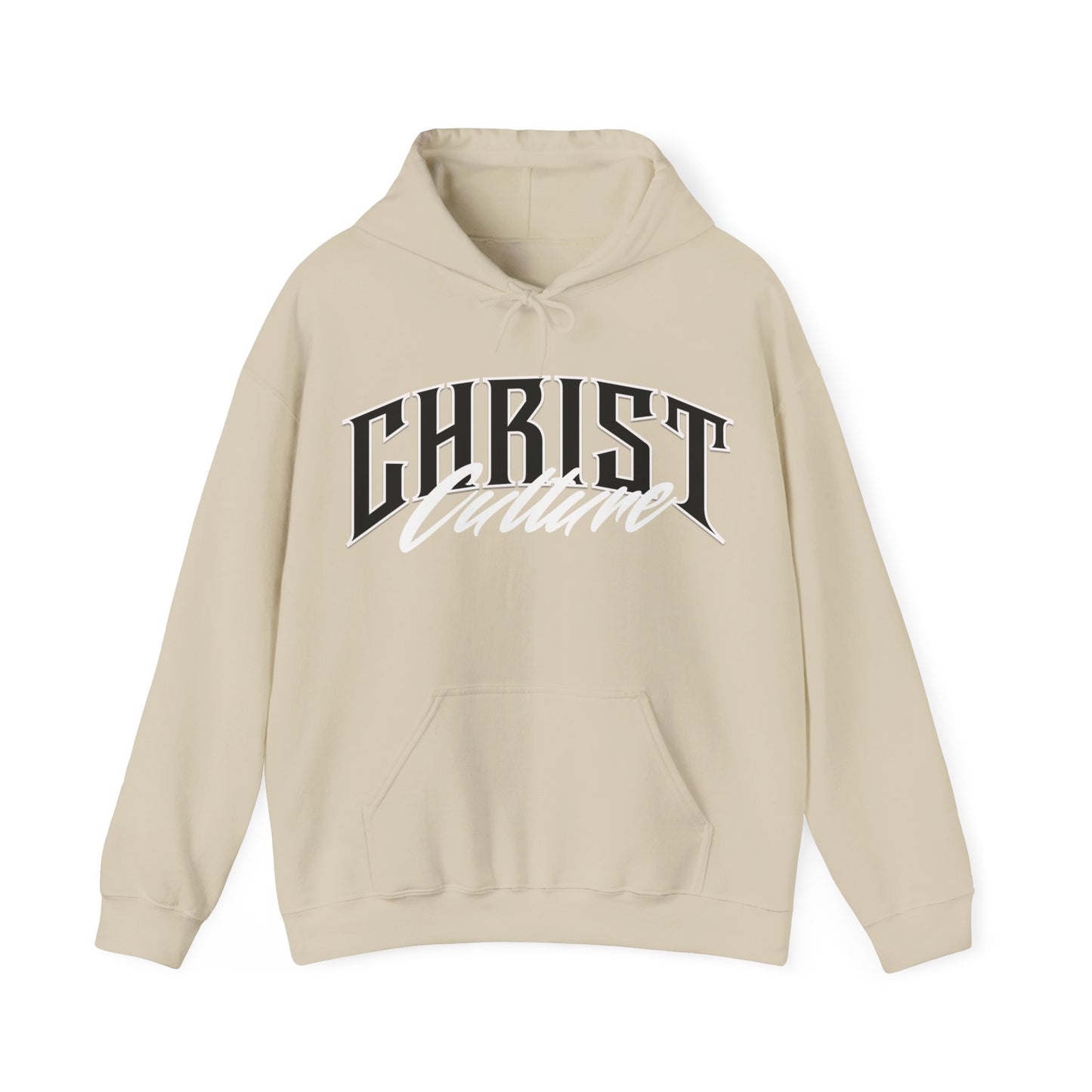 Christ Culture Heavy Blend Hoodie - White Print