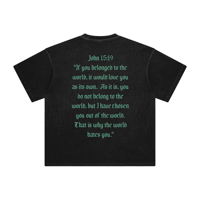 John 15:19 Y2K Vintage Washed T-Shirt