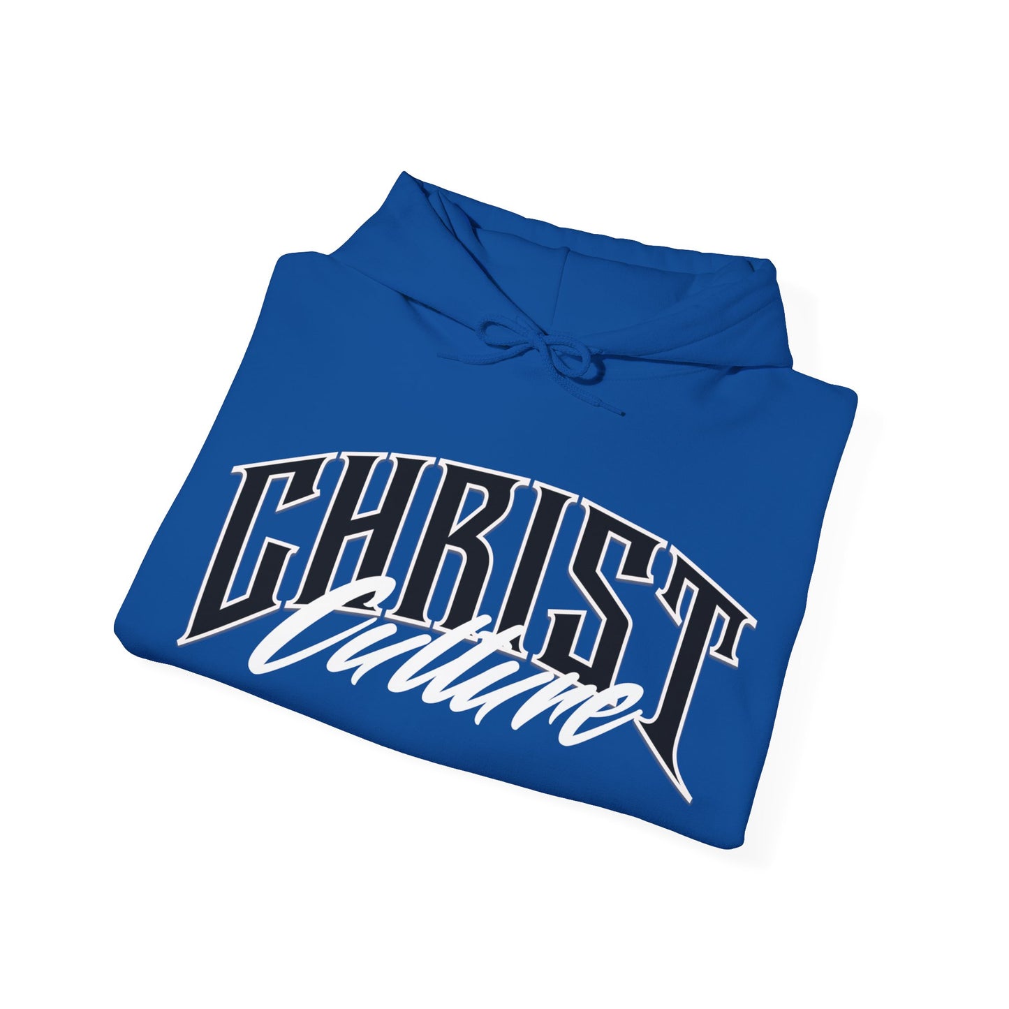 Christ Culture Heavy Blend Hoodie - White Print