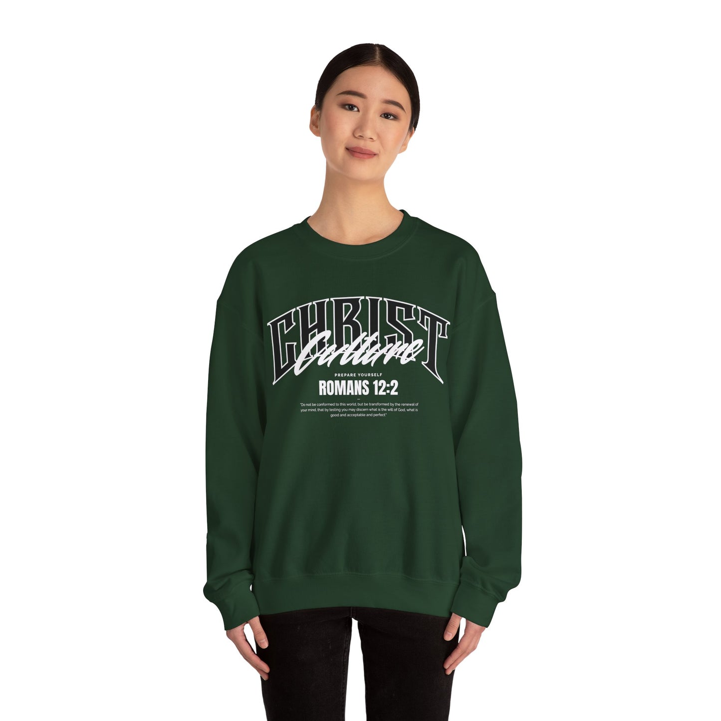 Christ Culture - Romans 12:2 Crewneck Sweatshirt