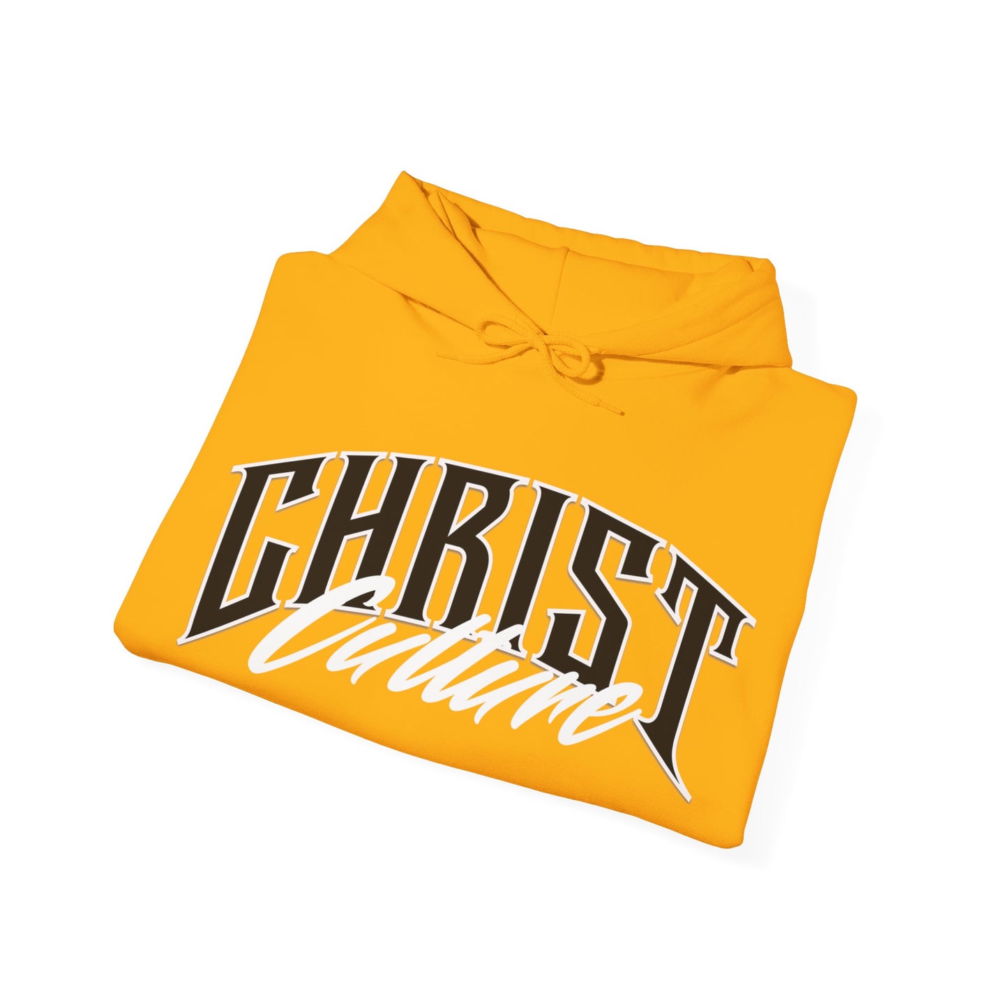 Christ Culture Heavy Blend Hoodie - White Print