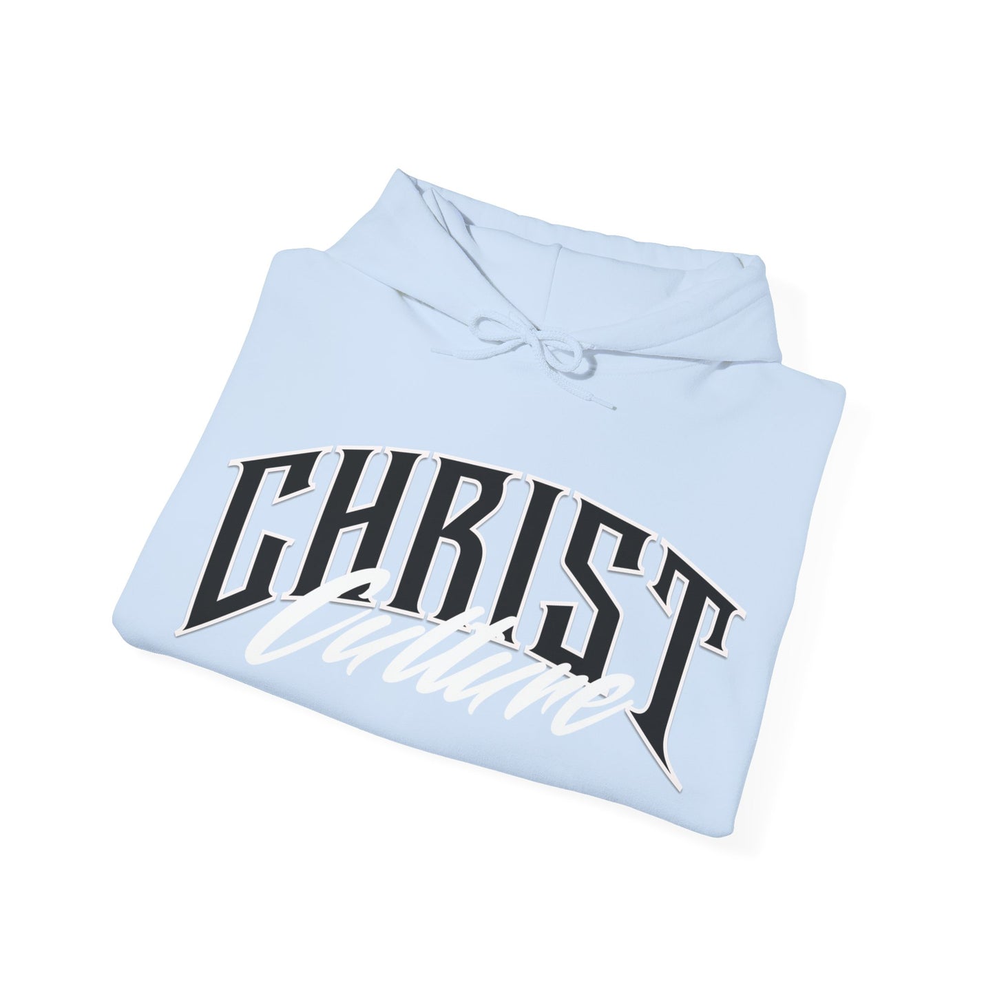 Christ Culture Heavy Blend Hoodie - White Print