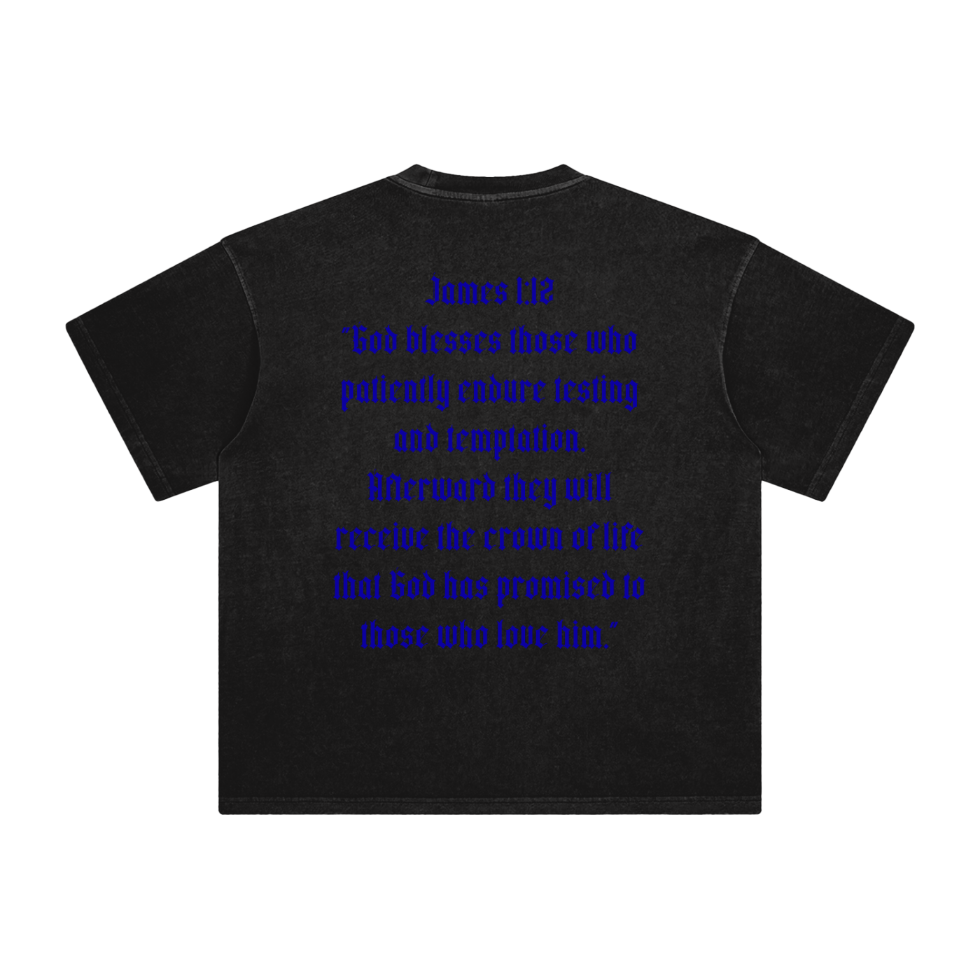 James 1:12 Enzyme Washed T-Shirt